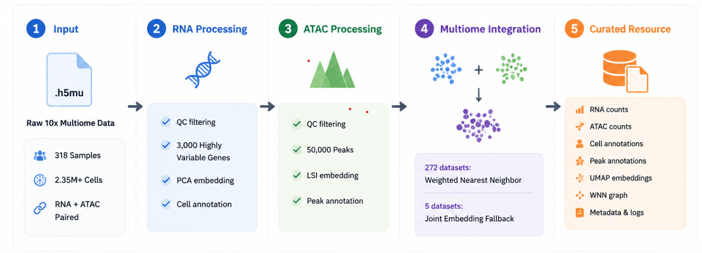scMORA barcode matched RNA and ATAC workflow
